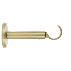 LUANCE Suppt tringle fixe métal (L115 / D28 mm) Lino gouttière Or Hot