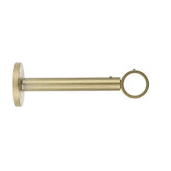 LUANCE Suppt tringle simple fixe métal (L155 cm / D28 mm) Lino Or Discount