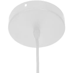ATMOSPHERA Suspension bois et métal (D15 cm) Break he Blanc Outlet