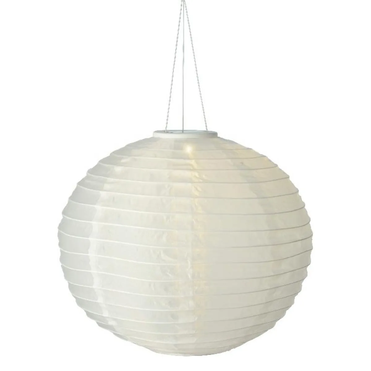 #N/A Suspension de jardin solaire (H35 cm) Lanterne chinoise he Blanc Sale