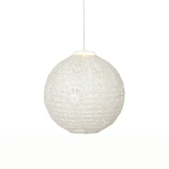 KAEMINGK Suspension de jardin solaire (H23 cm) Lanterne ajourée he Blanc Hot