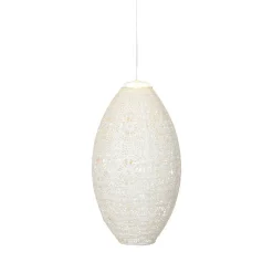 KAEMINGK Suspension de jardin solaire (H38 cm) Lanterne ajourée he Blanc Clearance