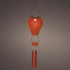 KAEMINGK Suspension de jardin solaire LED (H56 cm) Montgolfière Rouge