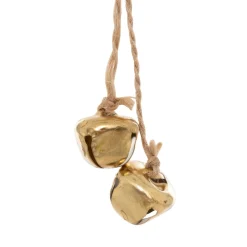 JJA Suspension de Noël en bois (D9 cm) Bonhomme de neige et flocon Blanc Hot