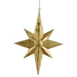 KAEMINGK Suspension de Noël en métal (H18 cm) Étoile Venezia Or Discount