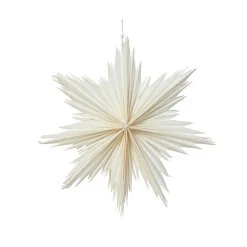 KAEMINGK Suspension de Noël en papier (D30 cm) Étoile glacée Blanc Discount