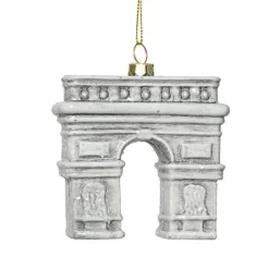 KAEMINGK Suspension de Noël (H16 cm) Arc de Triomphe Gris Discount