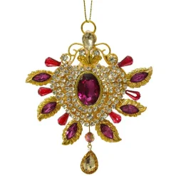 KAEMINGK Suspension de Noël (H12 cm) Bijou précieux Figue New