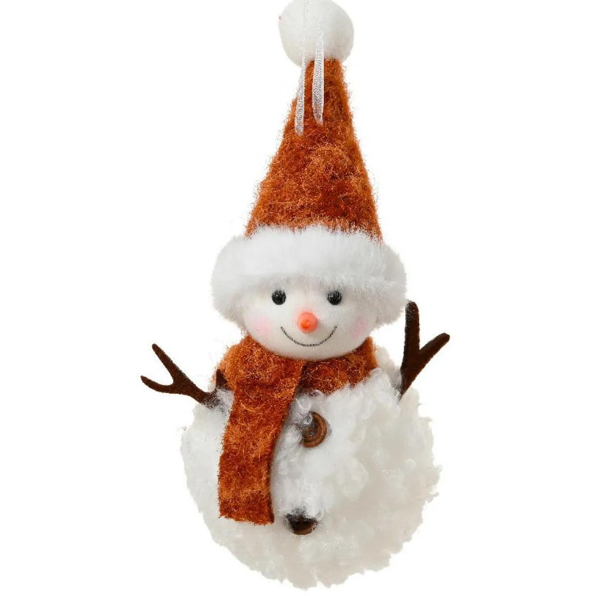 KAEMINGK Suspension de Noël (H13 cm) Bonhomme de neige Glacy Camel Online