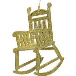 KAEMINGK Suspension de Noël (H11 cm) Chaise à bascule Or Discount