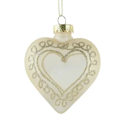 KAEMINGK Suspension de Noël (H10 cm) Coeur enchanteur Transparent Best