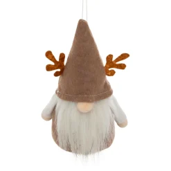 JJA Suspension de Noël (H16 cm) Lutin petit renne Marron clair