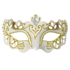KAEMINGK Suspension de Noël (H10 cm) Masque de bal Blanc Discount