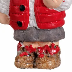 KAEMINGK Suspension de Noël terre cuite (H8 cm) Chérubine Rouge Outlet