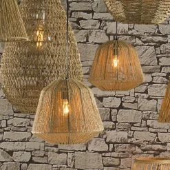ATMOSPHERA Suspension en corde (D29 cm) Ethnik Naturel Online