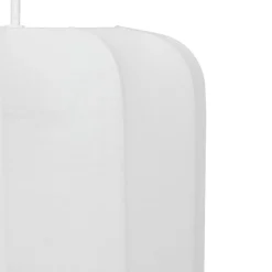 Atmosphera, cru017dateur d'intu017drieur Suspension luminaire coton (25 x 35 cm) Toby Blanc Best