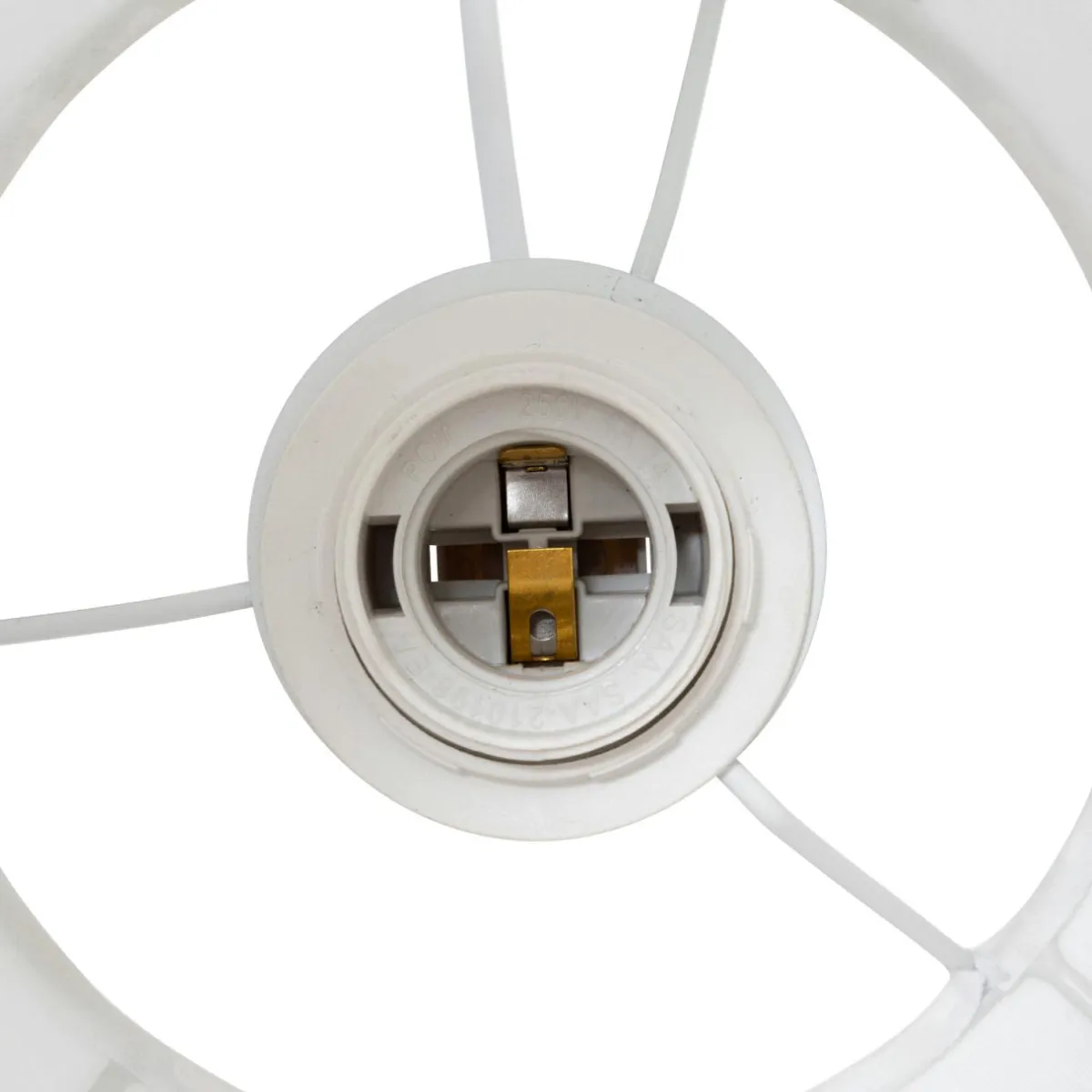 Atmosphera, cru017dateur d'intu017drieur Suspension luminaire coton (37 x 24 cm) Toby Blanc