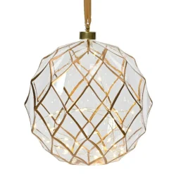 KAEMINGK Suspension lumineuse à piles 40 LED (D20 cm) Vintage /blanc chaud Or