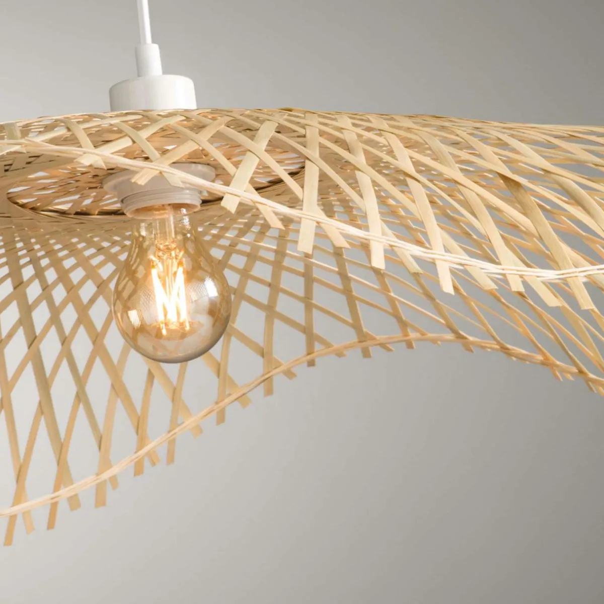 ATMOSPHERA Suspension lumineuse bambou (D75 cm) Tess Naturel Outlet