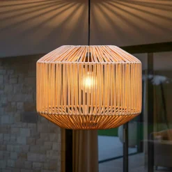 KAEMINGK Suspension lumineuse de jardin 15 LED (D40 cm) Naxos Naturel Outlet