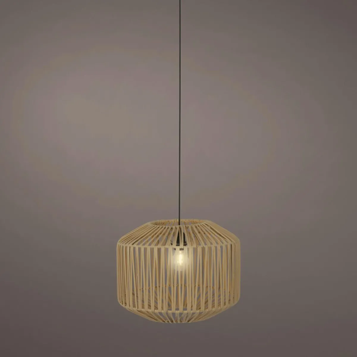KAEMINGK Suspension lumineuse de jardin 15 LED (D40 cm) Naxos Naturel Outlet