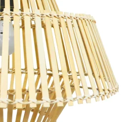 EMINZA Suspension lumineuse design en bambou (D50 cm) Cabrera Naturel New