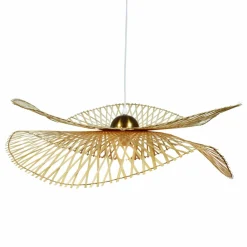 EMINZA Suspension lumineuse en bambou (D75 cm) Mérida Naturel Online