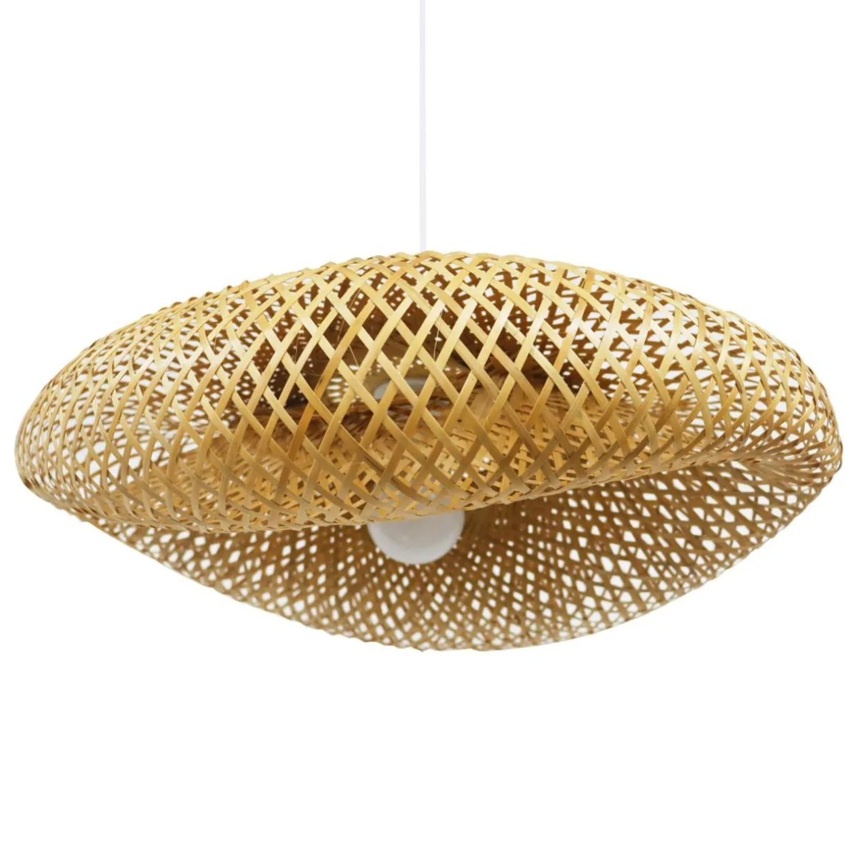EMINZA Suspension lumineuse en bambou (D50 cm) Marinaly Naturel Online