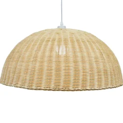 EMINZA Suspension lumineuse en bambou tressé (D60 cm) Eivissa Naturel Best