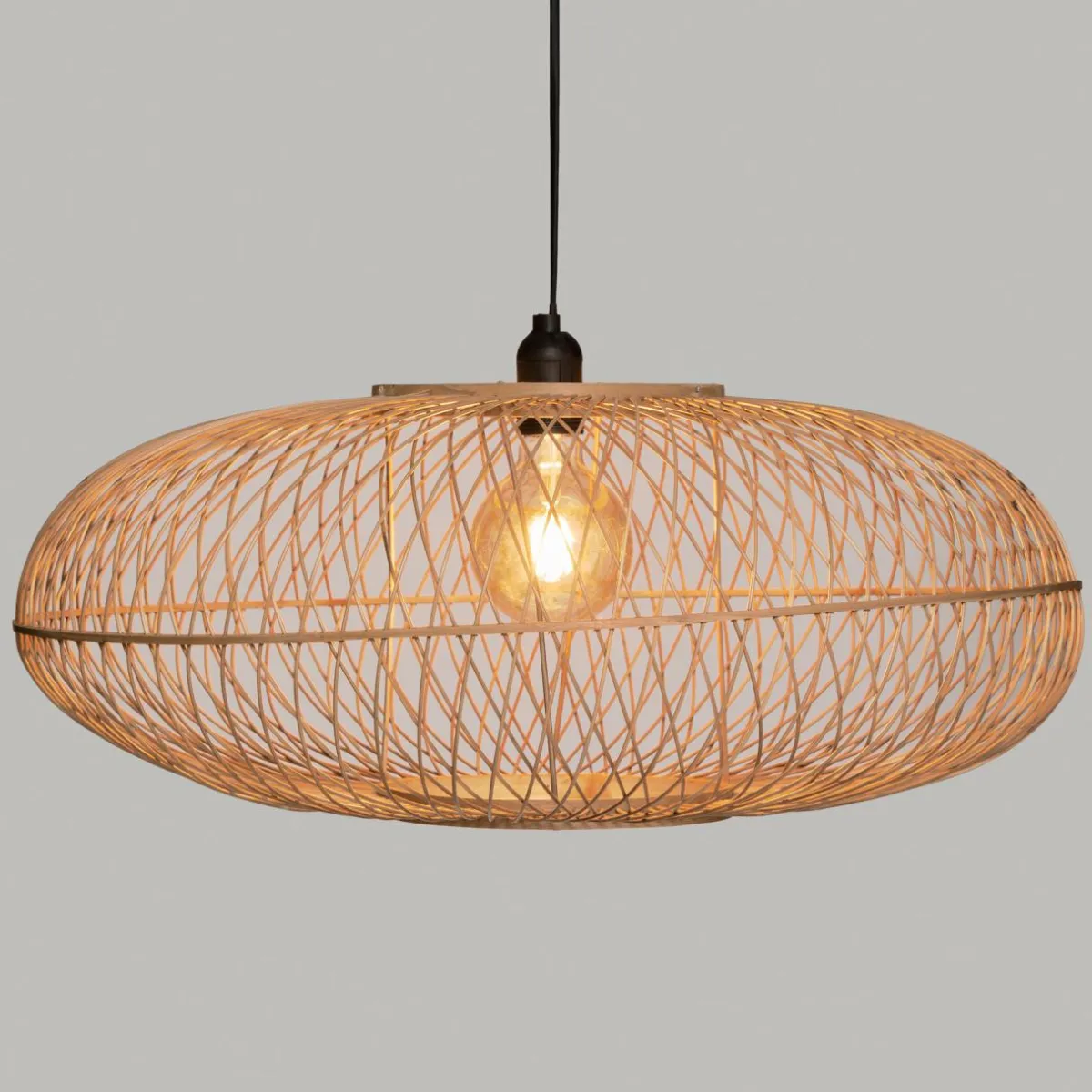 ATMOSPHERA Suspension lumineuse en bambou (D60 cm) Loren Naturel Online