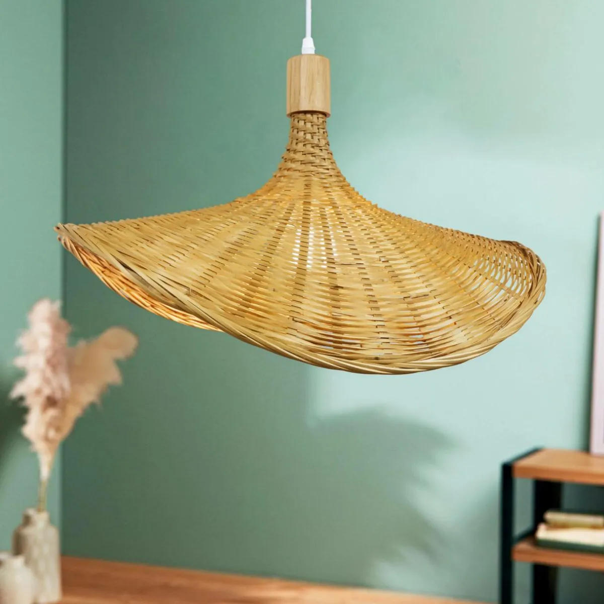 EMINZA Suspension lumineuse en bambou (D55 cm) Kalahari Naturel Online