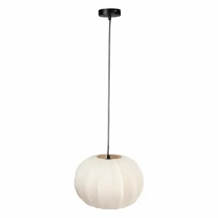 OSTARIA Suspension lumineuse en coton (D32 cm) Intensa Beige Hot