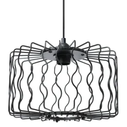OSTARIA Suspension lumineuse en métal (D30 cm) Julia e Noir New