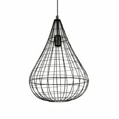 OSTARIA Suspension lumineuse en métal (D30 cm) Asyn Noir Clearance