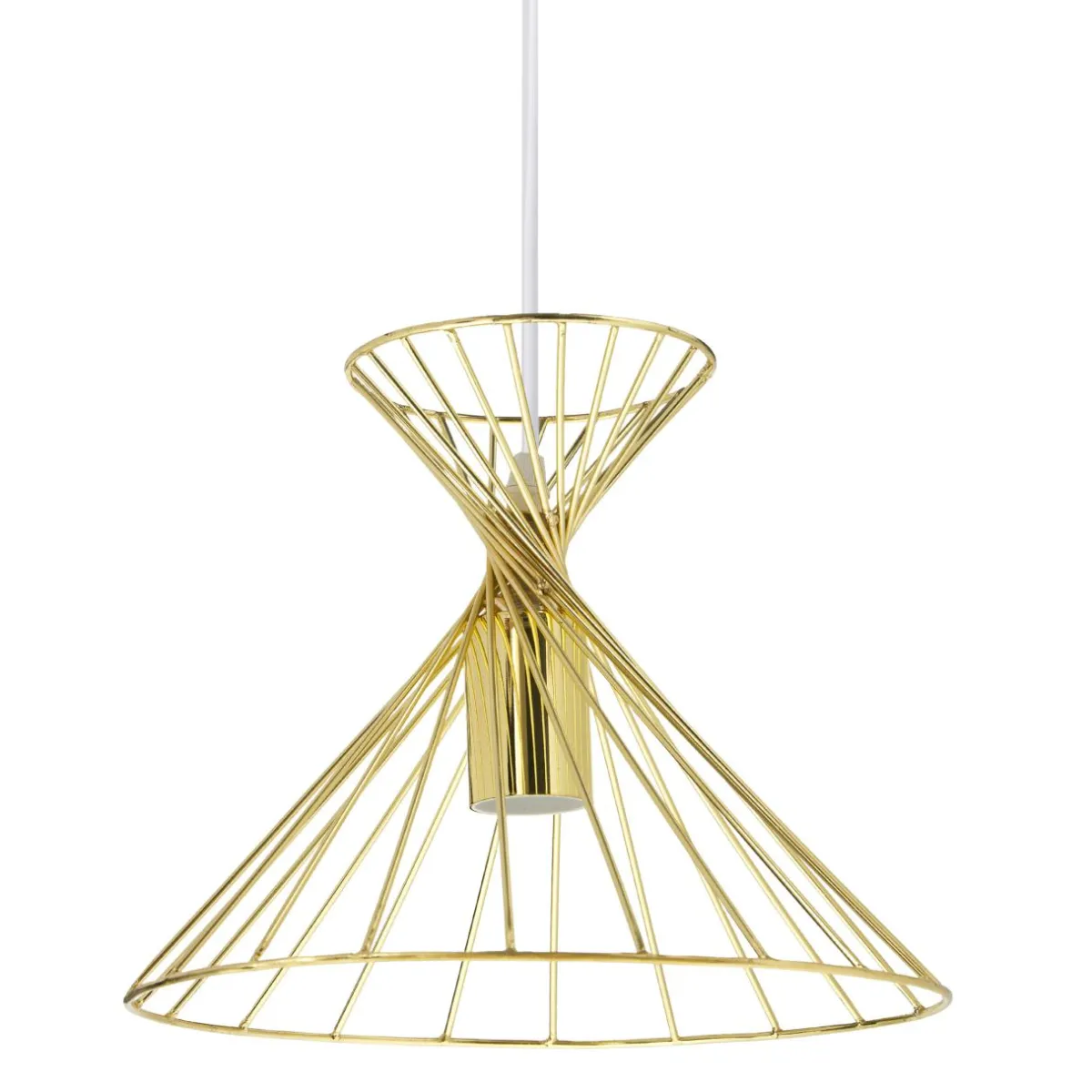 OSTARIA Suspension lumineuse en métal (D26 cm) Giulia Or Clearance