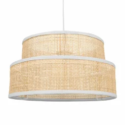 OSTARIA Suspension lumineuse en paille (D35 cm) Yuca beige Naturel Hot