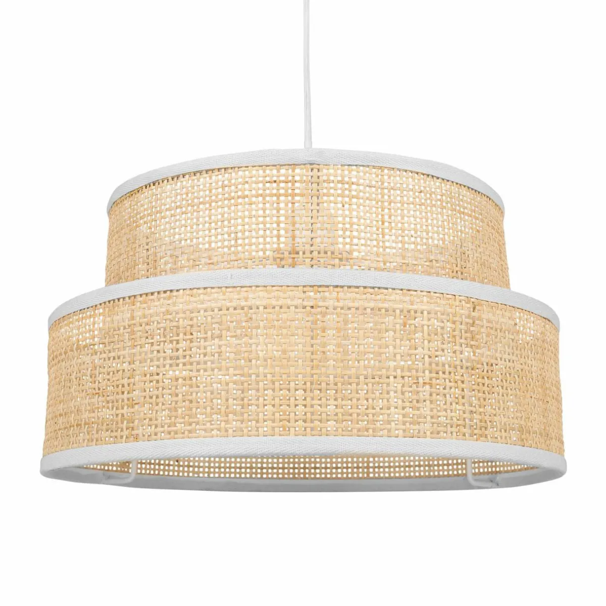 OSTARIA Suspension lumineuse en paille (D35 cm) Yuca beige Naturel Hot