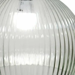 EMINZA Suspension lumineuse en verre (D30 cm) Velden Transparent