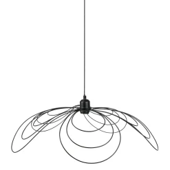 OSTARIA Suspension lumineuse pétale métal (D68 cm) Margaux e Noir Clearance