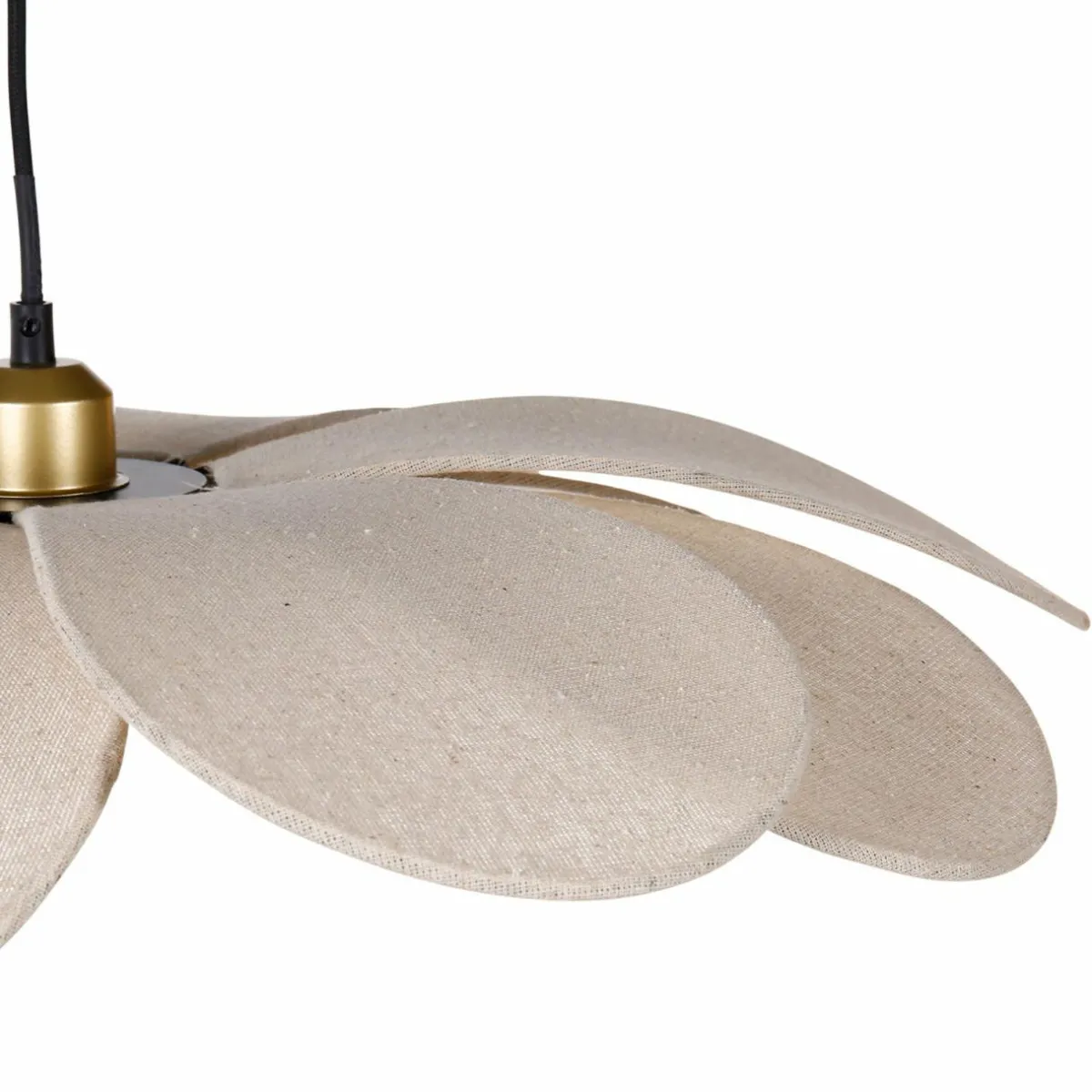 OSTARIA Suspension lumineuse pétal Lin (D60 cm) Horizonte Beige Best