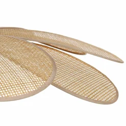 OSTARIA Suspension lumineuse pétale Bambou (D90 cm) Horizonte Naturel Beige Best