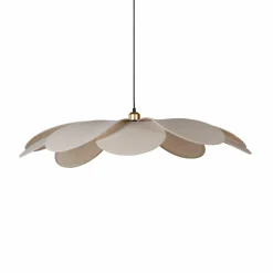 OSTARIA Suspension lumineuse pétale Lin (D90 cm) Horizonte Beige Best
