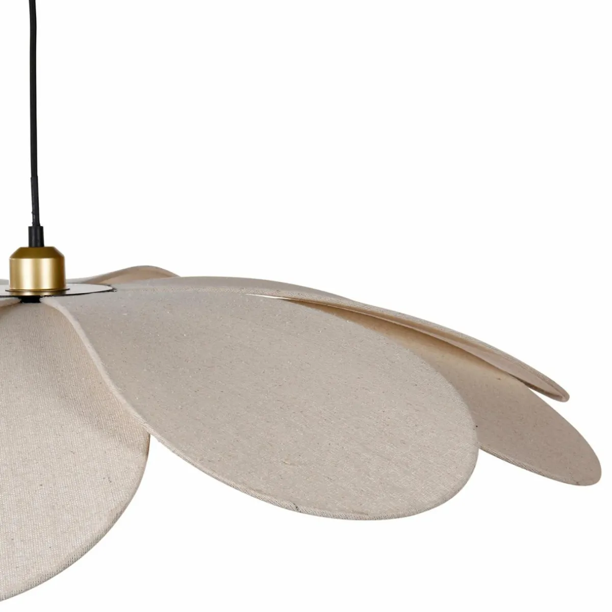 OSTARIA Suspension lumineuse pétale Lin (D90 cm) Horizonte Beige Best