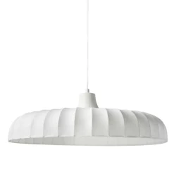 OSTARIA Suspension lumineuse tissu (D50 cm) Marcel he Blanc Best
