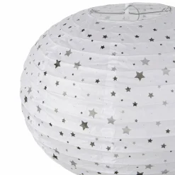 OSTARIA Suspension Montgolfière papier (D30 cm) Stars Multicolore Hot