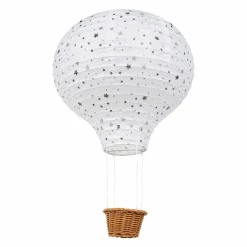 OSTARIA Suspension Montgolfière papier (D30 cm) Stars Multicolore Hot