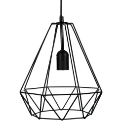ATMOSPHERA Suspension métal (D25 cm) Diamant Noir Clearance