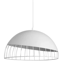 OSTARIA Suspension ronde métal (D29,5 cm) Colisée he Blanc Discount