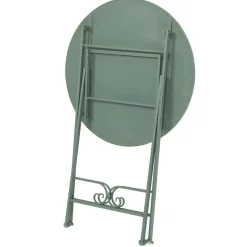 #N/A Table bistrot ronde pliable mosaïque (D60 cm) Cancùn sauge Vert Discount