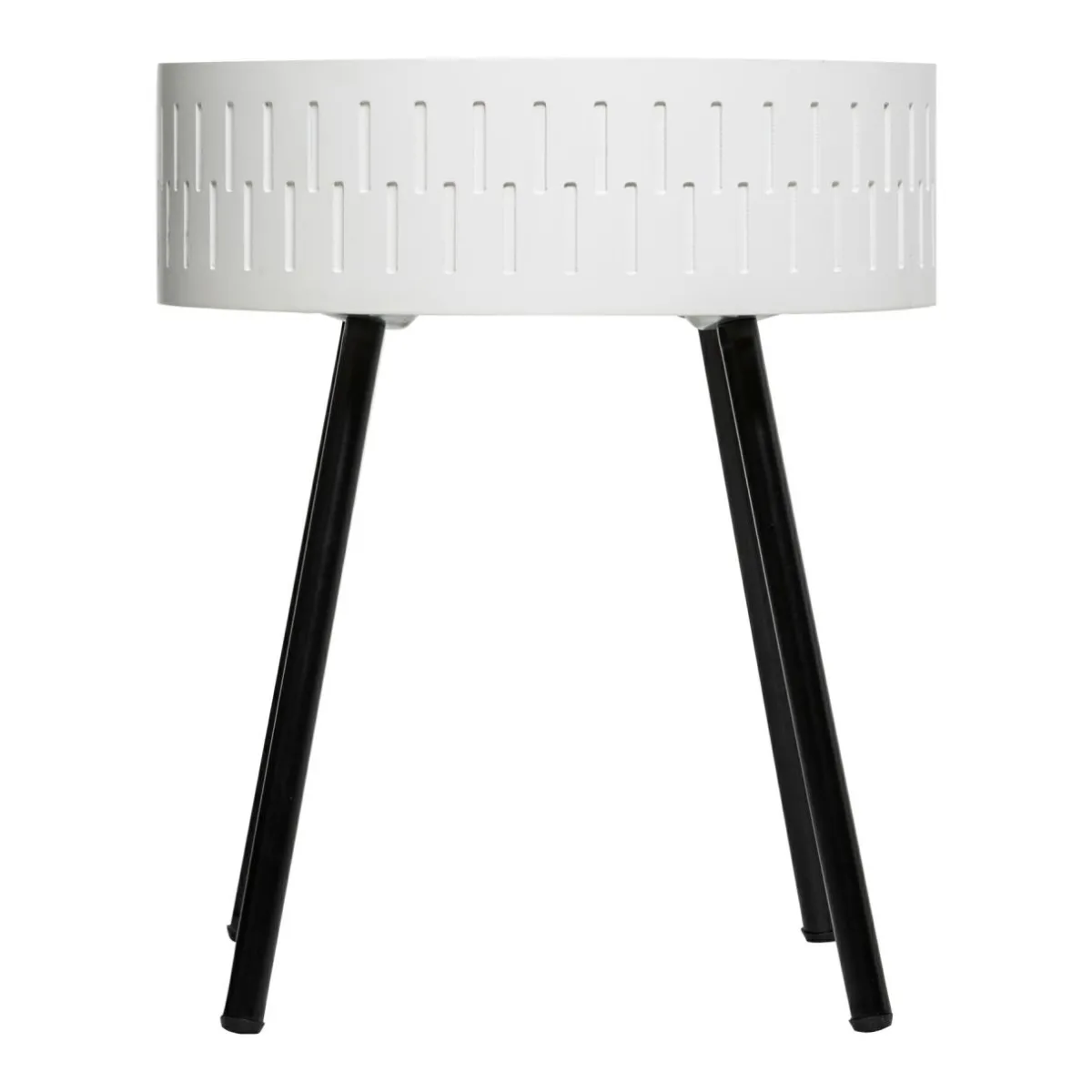 ATMOSPHERA Table coffre en bois (H45 cm) Shiro he Blanc New